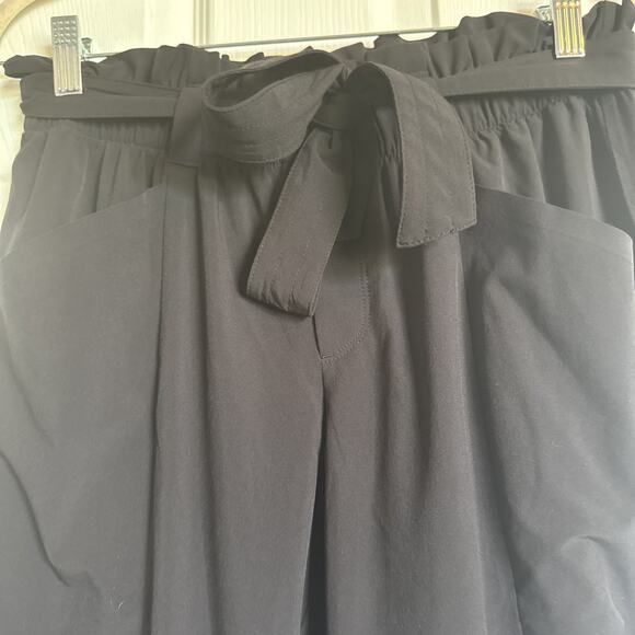 Athleta Skyline Pant II Sz‎ 8 Black Travel Jogger Work Athleisure Stretch - Picture 4 of 9